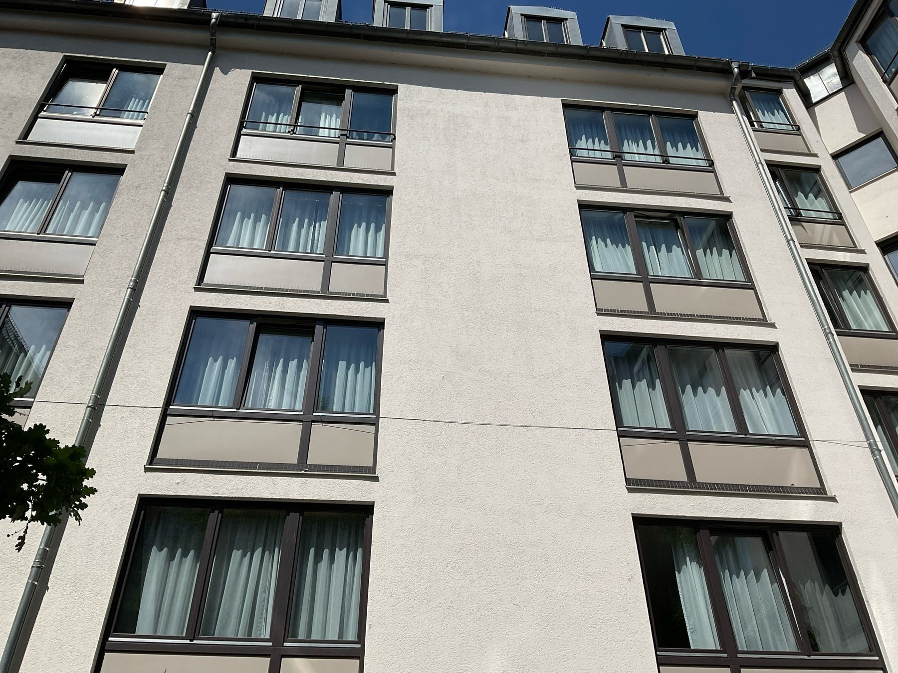 Fenster nach dem Austausch am Hotel MERCURE München City