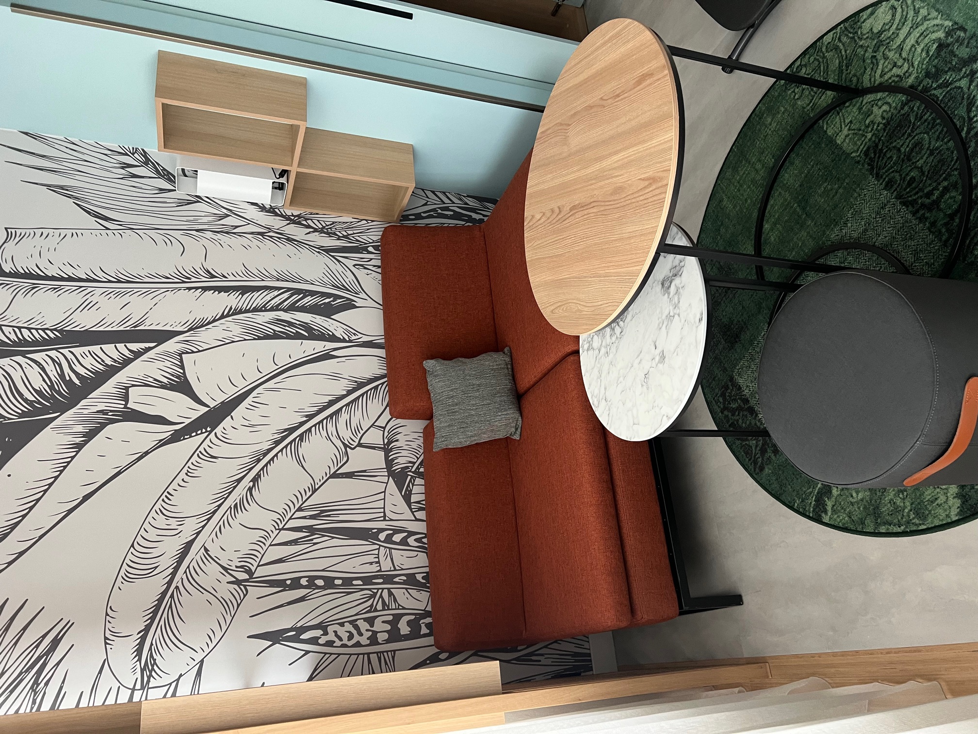 Loungebereich mit Sitzecke im ADAGIO Stuttgart NeckarPark